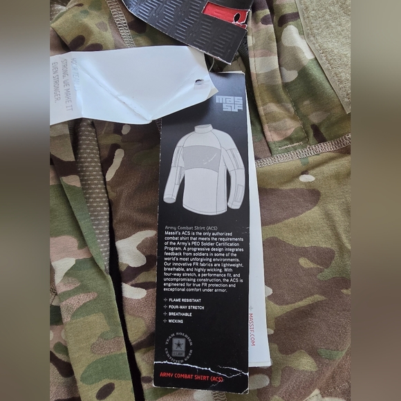 Army Multi-Cam Combat Shirt - Picture 7 of 9
